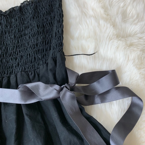 Black tunic with bow ribbon - Picture 4 of 5